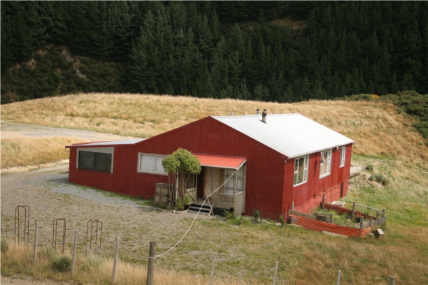 A closer view of the Woolshed from outside